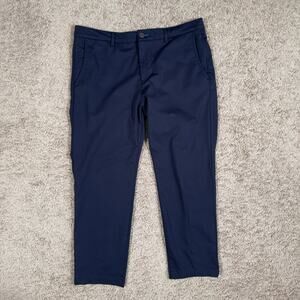 Twillory Chino Pants Blue Performance Golf Mens Fits 34x30 (34x25) Tailored Fit